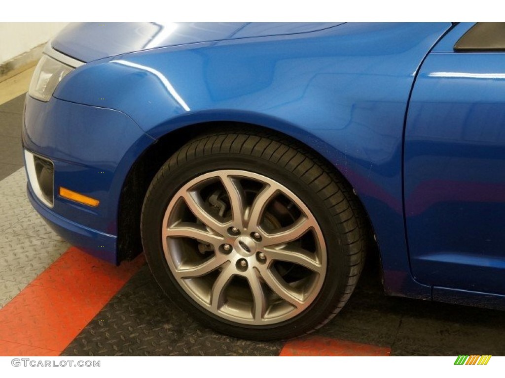2012 Fusion SEL V6 AWD - Blue Flame Metallic / Charcoal Black photo #55