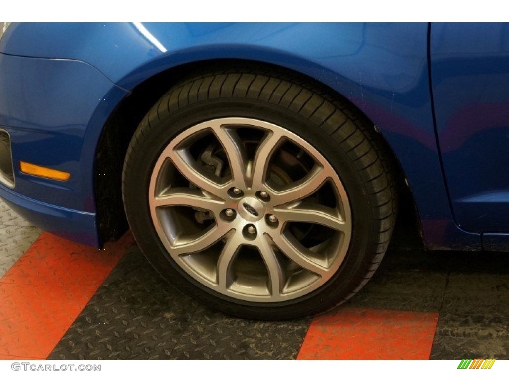 2012 Fusion SEL V6 AWD - Blue Flame Metallic / Charcoal Black photo #56