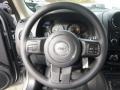 2015 Jeep Patriot Dark Slate Gray Interior Steering Wheel Photo
