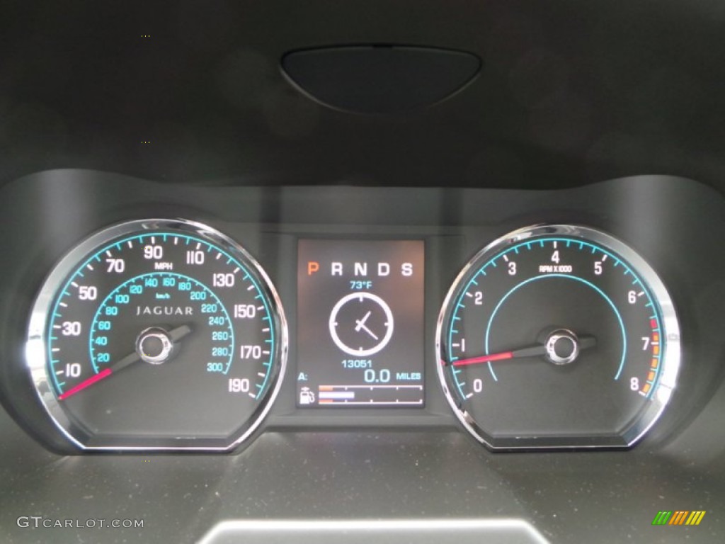 2013 Jaguar XF Supercharged Gauges Photo #99005350