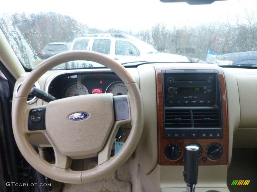 2007 Ford Explorer Eddie Bauer 4x4 Camel Dashboard Photo #99005438