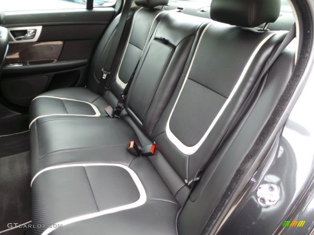 2013 Jaguar XF Supercharged Rear Seat Photo #99005665