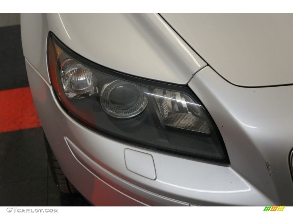 2006 V50 T5 AWD - Silver Metallic / Off Black photo #37