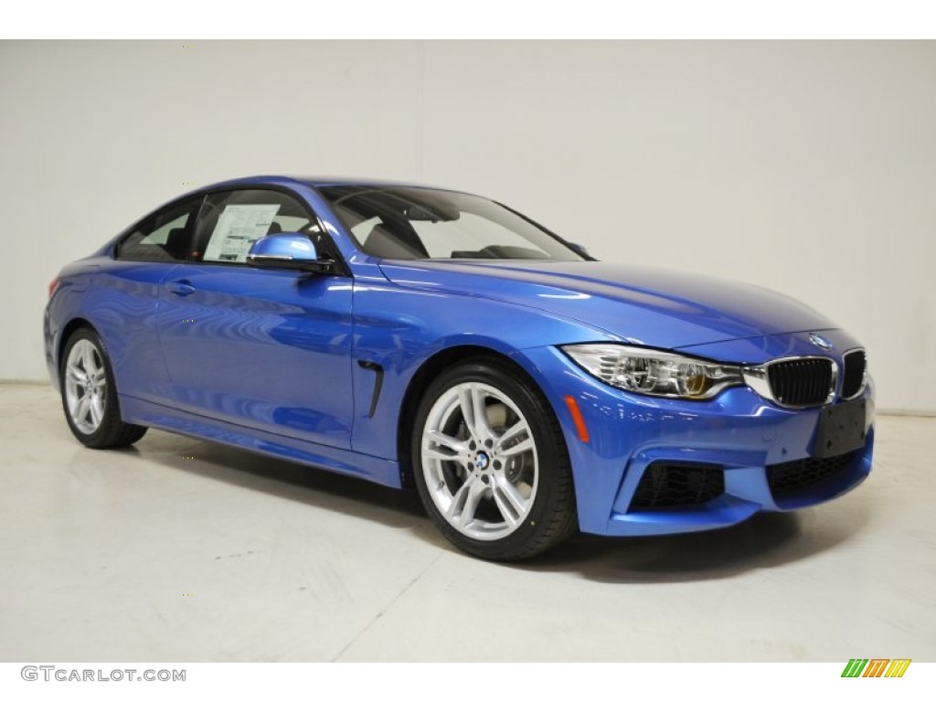 Estoril Blue Metallic 2015 BMW 4 Series 435i Coupe Exterior Photo #99008041