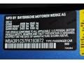 B45: Estoril Blue Metallic 2015 BMW 4 Series 435i Coupe Color Code