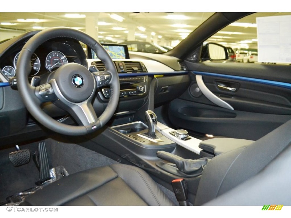 Black Interior 2015 BMW 4 Series 435i Coupe Photo #99008083