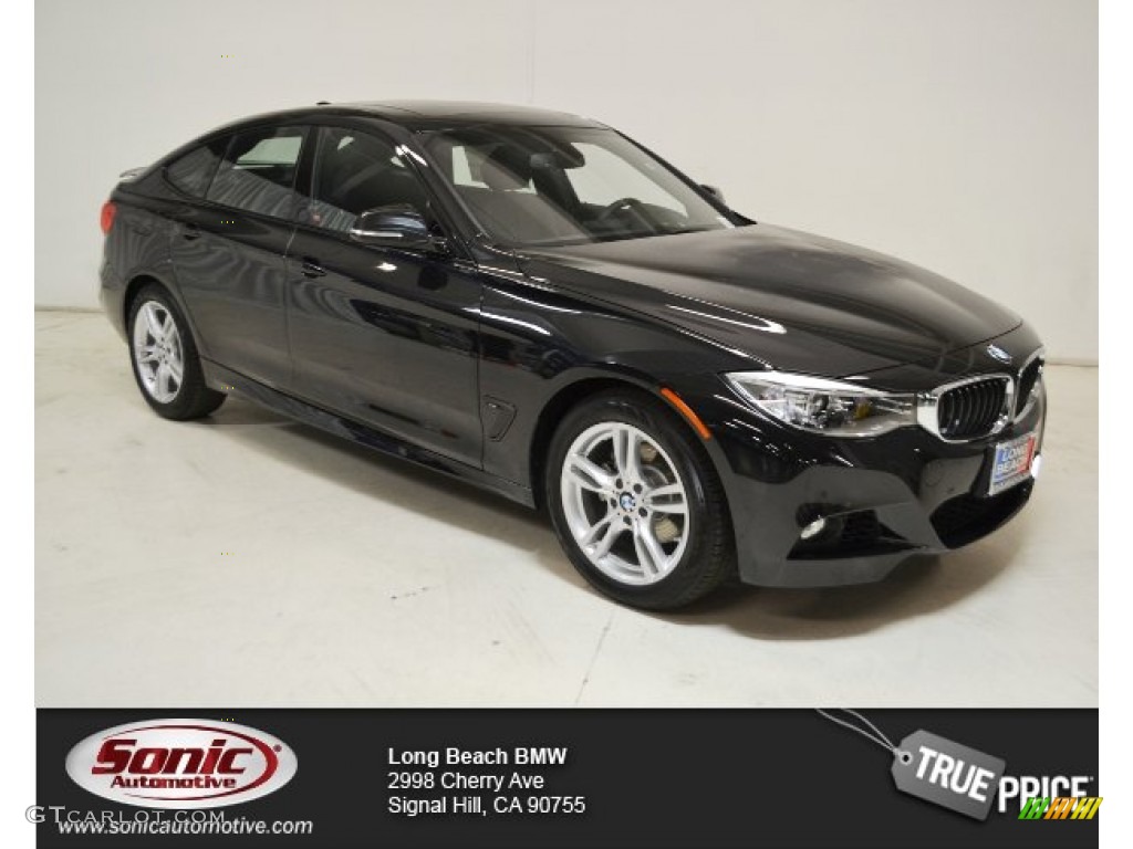 2015 3 Series 328i xDrive Gran Turismo - Black Sapphire Metallic / Black photo #1