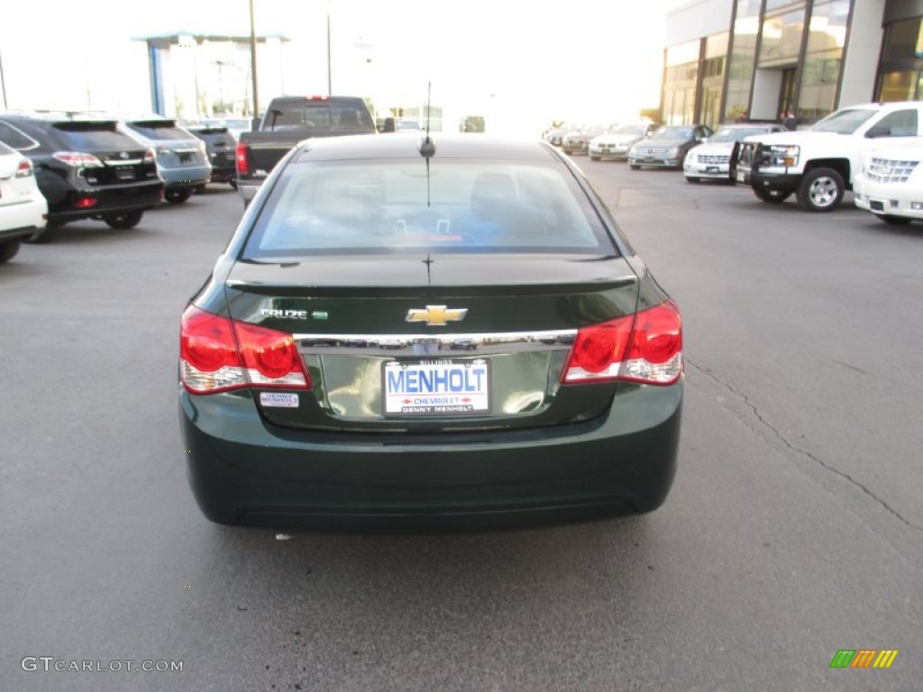 2015 Cruze Eco - Rainforest Green Metallic / Jet Black photo #5