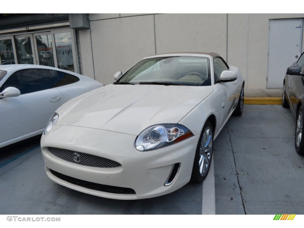 2010 XK XK Convertible - Porcelain White / Ivory photo #2