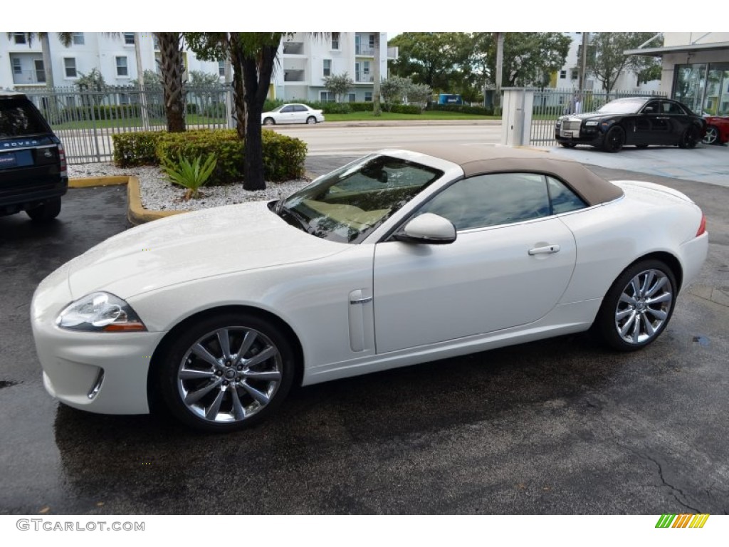 2010 XK XK Convertible - Porcelain White / Ivory photo #3