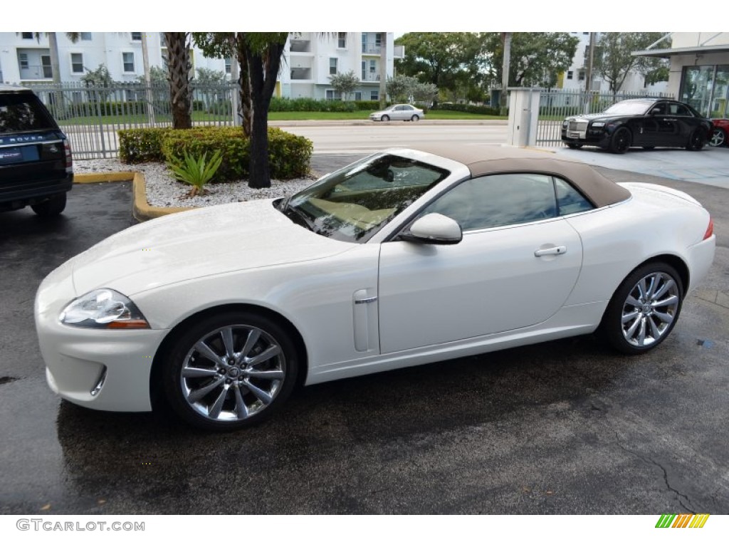 2010 XK XK Convertible - Porcelain White / Ivory photo #4