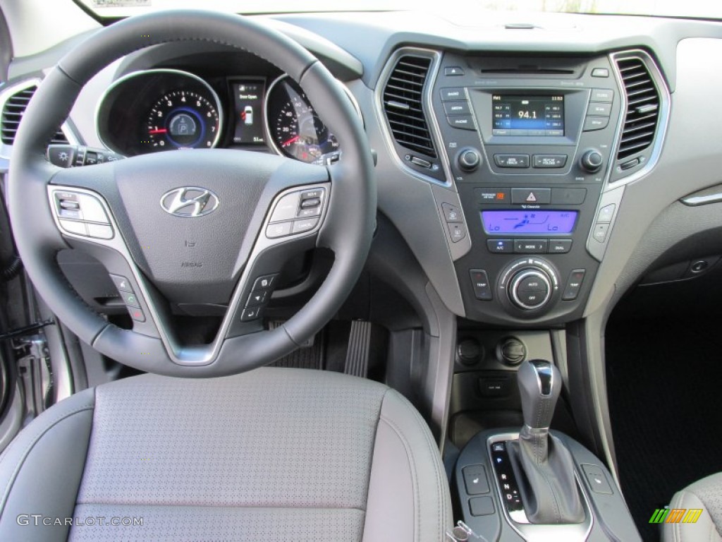 2015 Hyundai Santa Fe Sport 2.4 Gray Dashboard Photo #99009881