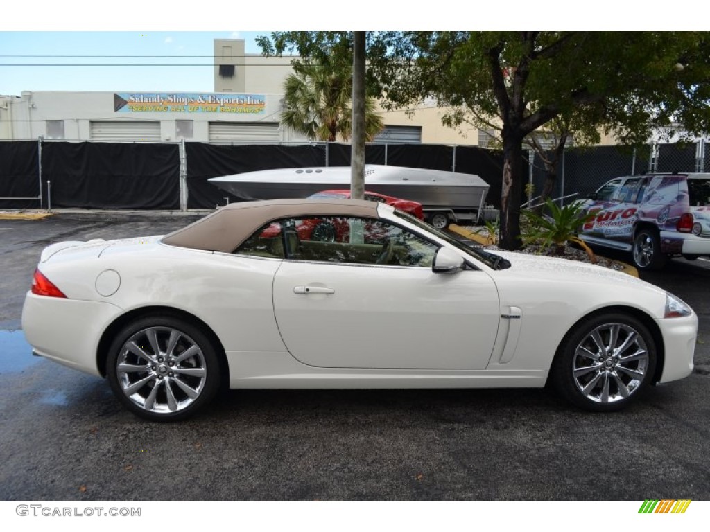 2010 XK XK Convertible - Porcelain White / Ivory photo #6