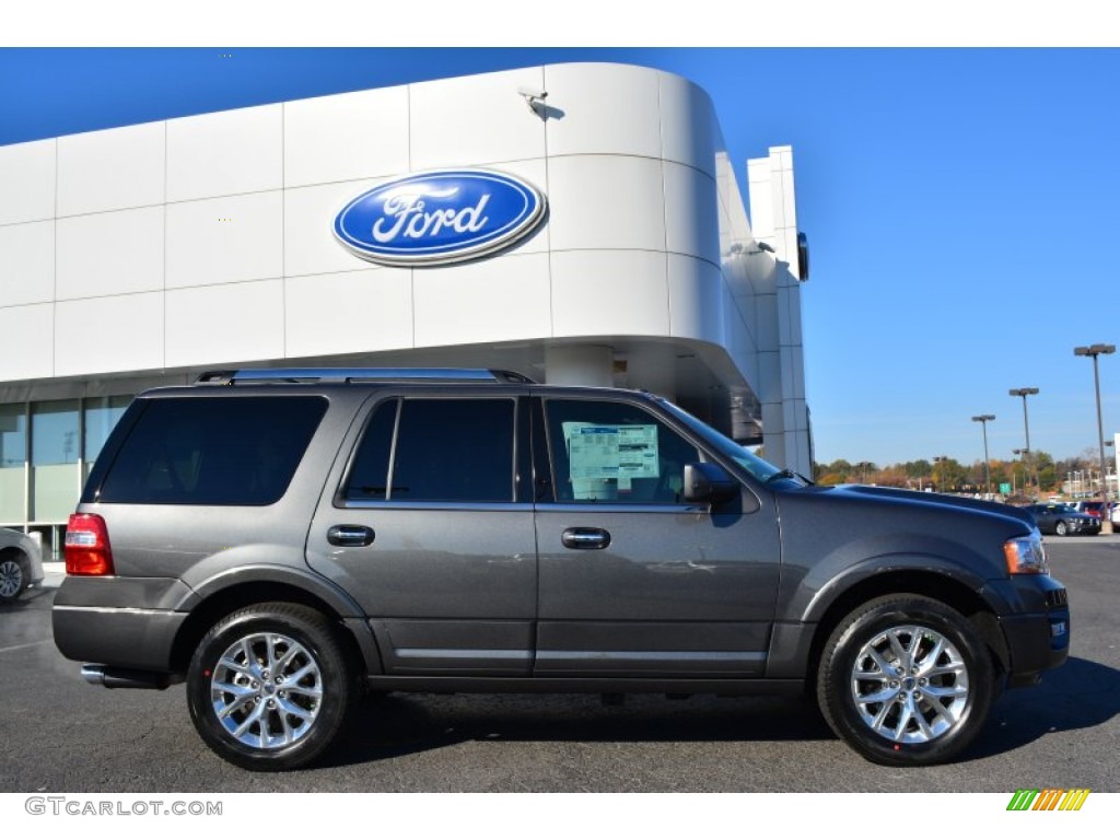 Magnetic Metallic 2015 Ford Expedition Limited Exterior Photo #99011916
