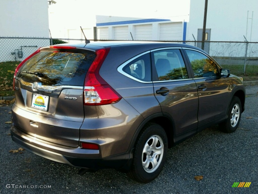 2015 CR-V LX AWD - Urban Titanium Metallic / Black photo #2