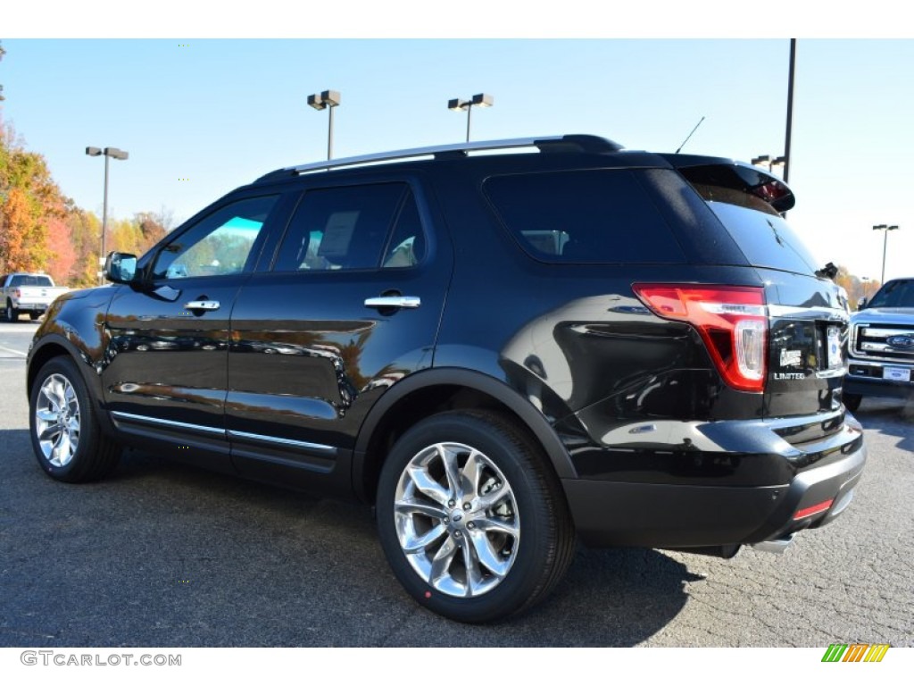 2015 Explorer Limited - Tuxedo Black / Medium Light Stone photo #30