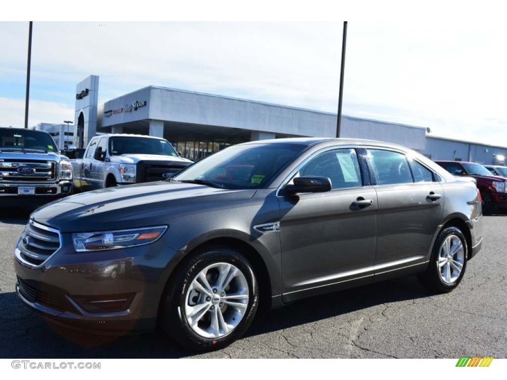 2015 Taurus SEL - Magnetic Metallic / Charcoal Black photo #3