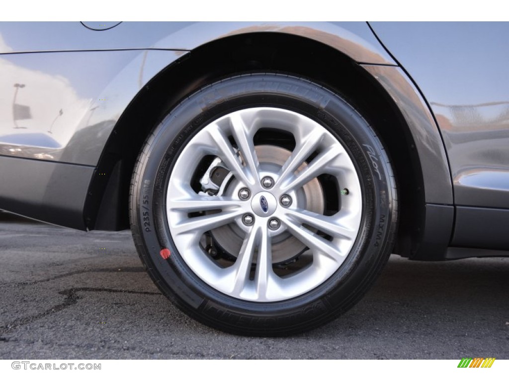 2015 Taurus SEL - Magnetic Metallic / Charcoal Black photo #10