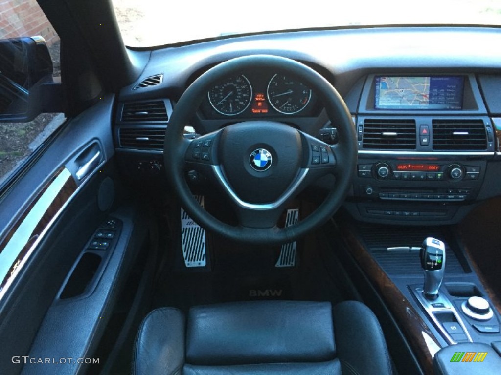 2007 BMW X5 4.8i Black Dashboard Photo #99015132