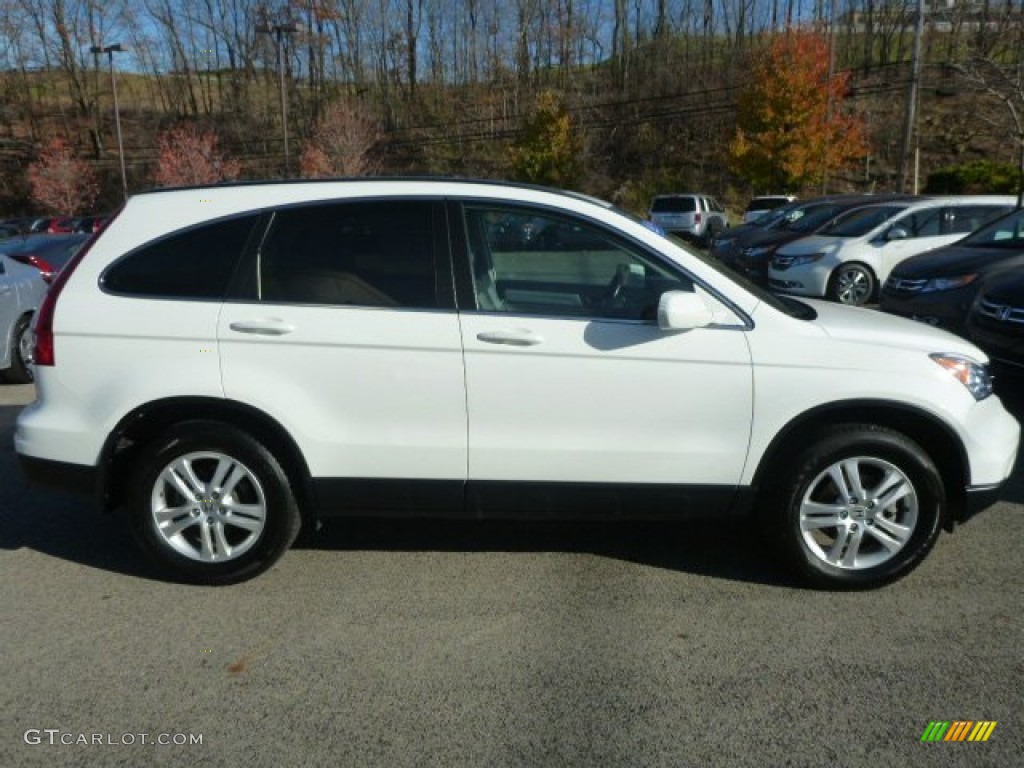 2011 CR-V EX-L 4WD - Taffeta White / Gray photo #6