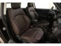 2014 Mini Cooper Cross Punch Dark Truffle Leather Interior Front Seat Photo