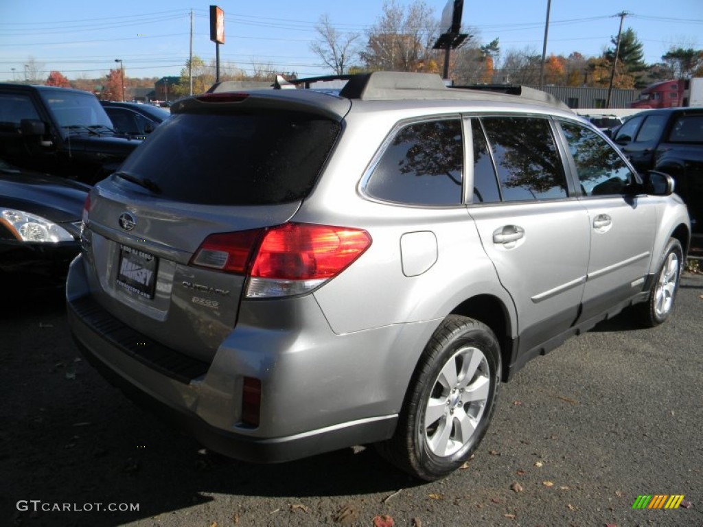 2011 Outback 2.5i Limited Wagon - Graphite Gray Metallic / Off Black photo #6