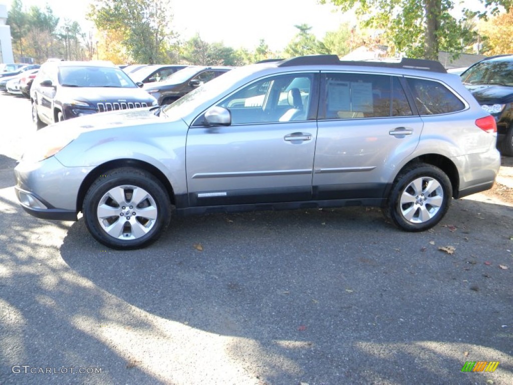 2011 Outback 2.5i Limited Wagon - Graphite Gray Metallic / Off Black photo #10