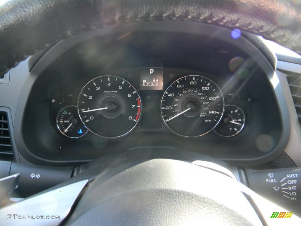 2011 Outback 2.5i Limited Wagon - Graphite Gray Metallic / Off Black photo #14