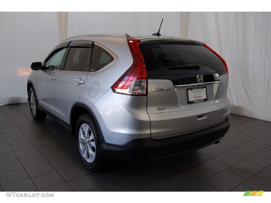 2012 CR-V EX-L 4WD - Alabaster Silver Metallic / Gray photo #8