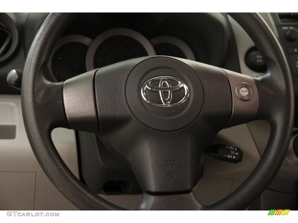2011 Toyota RAV4 I4 4WD Ash Steering Wheel Photo #99023121