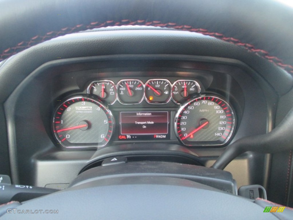 2015 GMC Sierra 1500 SLT Crew Cab 4x4 Gauges Photo #99024942