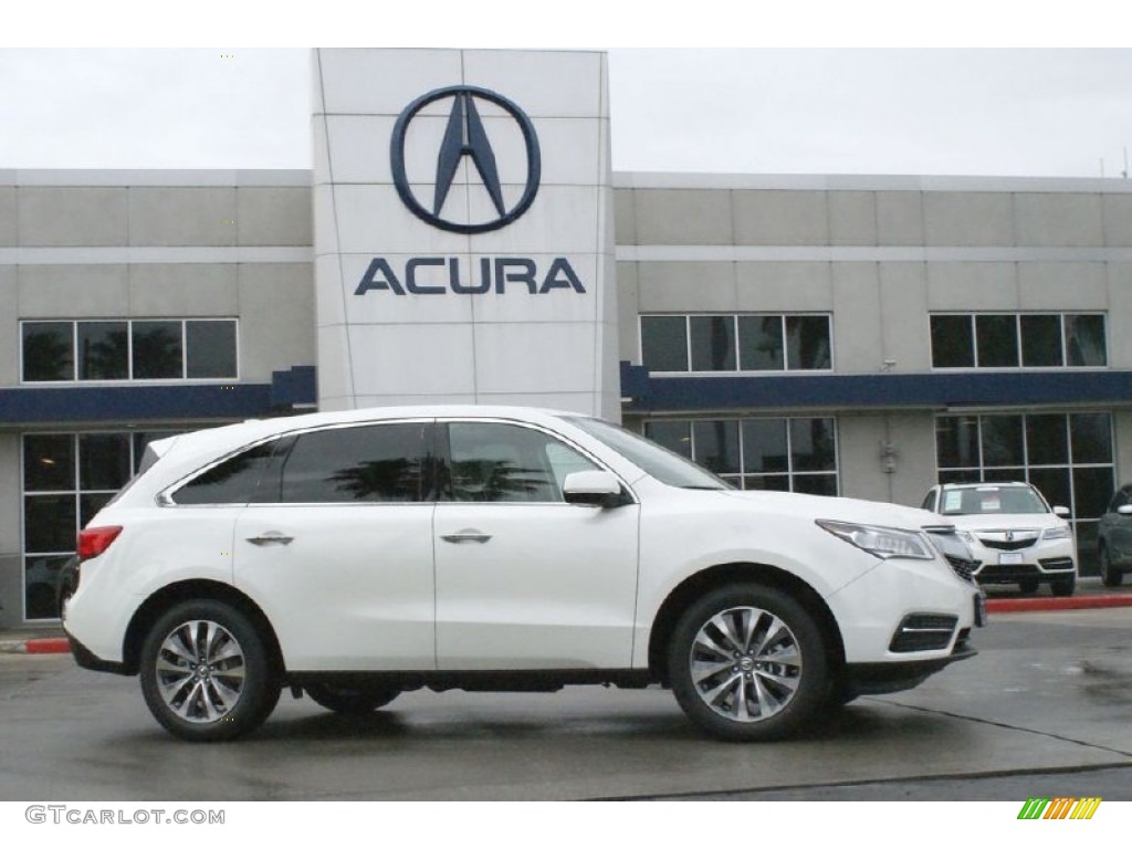 White Diamond Pearl Acura MDX