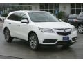 2015 White Diamond Pearl Acura MDX SH-AWD Technology  photo #2