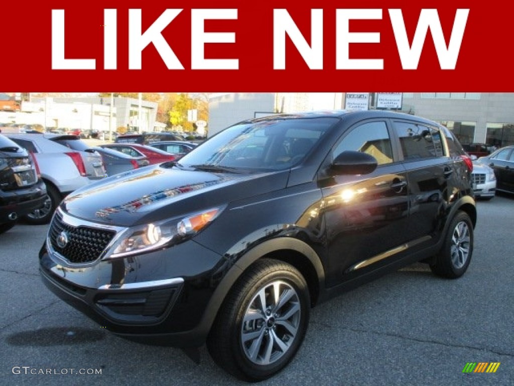 Black Cherry Kia Sportage