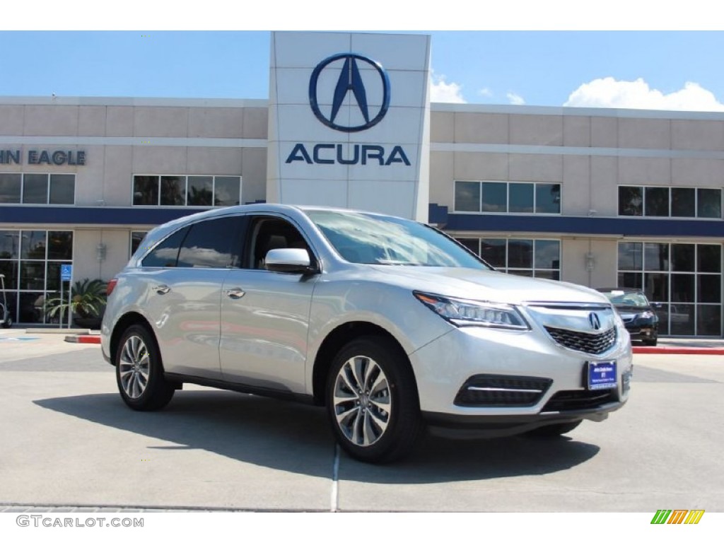 2015 MDX SH-AWD Technology - Silver Moon / Ebony photo #1