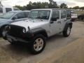 2010 Bright Silver Metallic Jeep Wrangler Unlimited Sport  photo #2