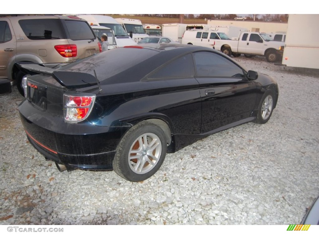 2001 Celica GT - Black / Black/Red photo #8