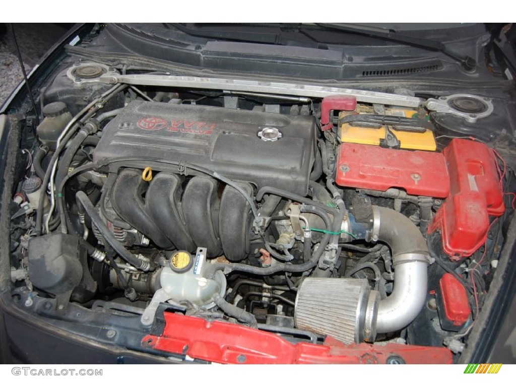 2001 Celica GT - Black / Black/Red photo #14
