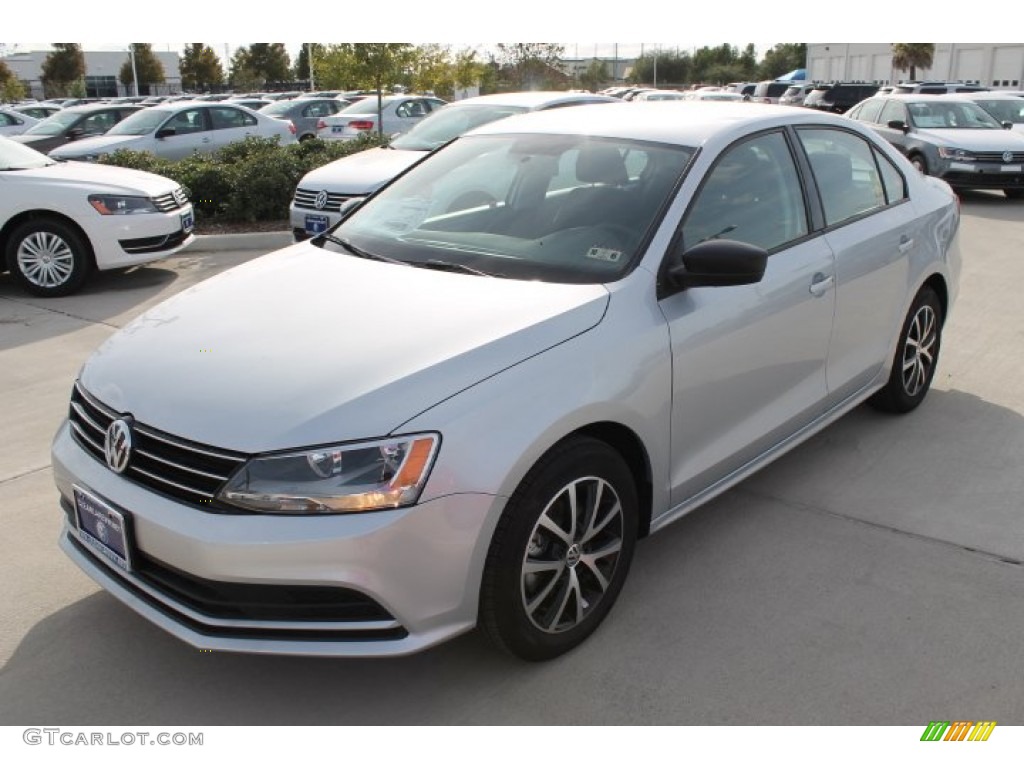 2015 Jetta SE Sedan - Reflex Silver Metallic / Titan Black photo #4