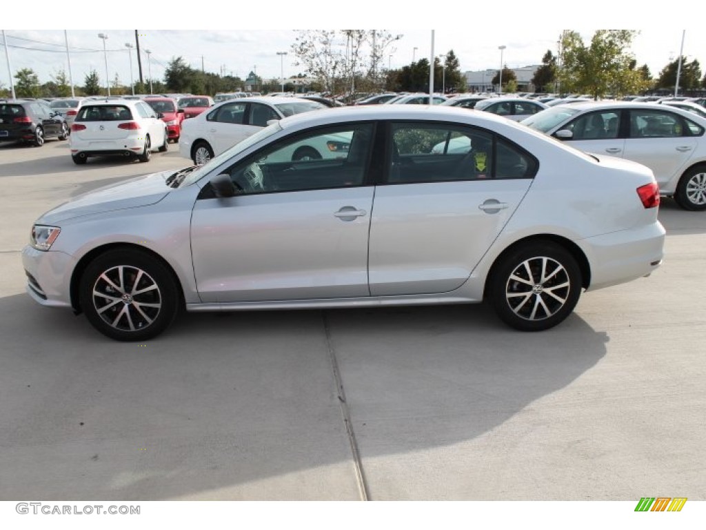 Reflex Silver Metallic 2015 Volkswagen Jetta SE Sedan Exterior Photo #99032556