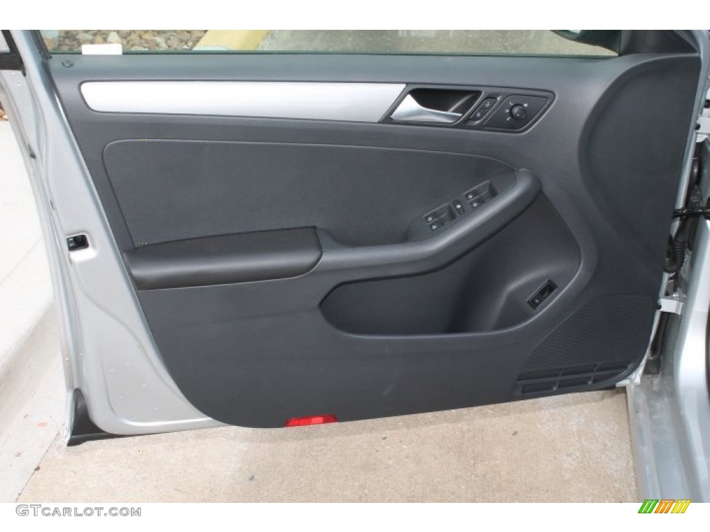 2015 Volkswagen Jetta SE Sedan Titan Black Door Panel Photo #99032625