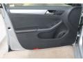 Titan Black 2015 Volkswagen Jetta SE Sedan Door Panel