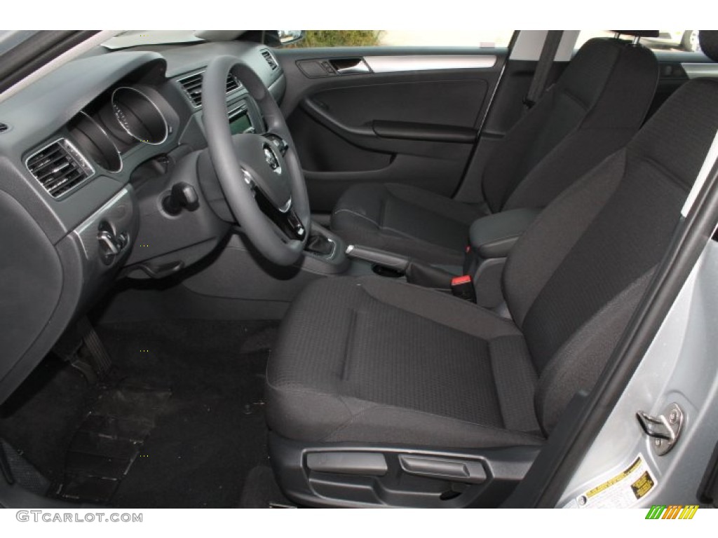 Titan Black Interior 2015 Volkswagen Jetta SE Sedan Photo #99032649