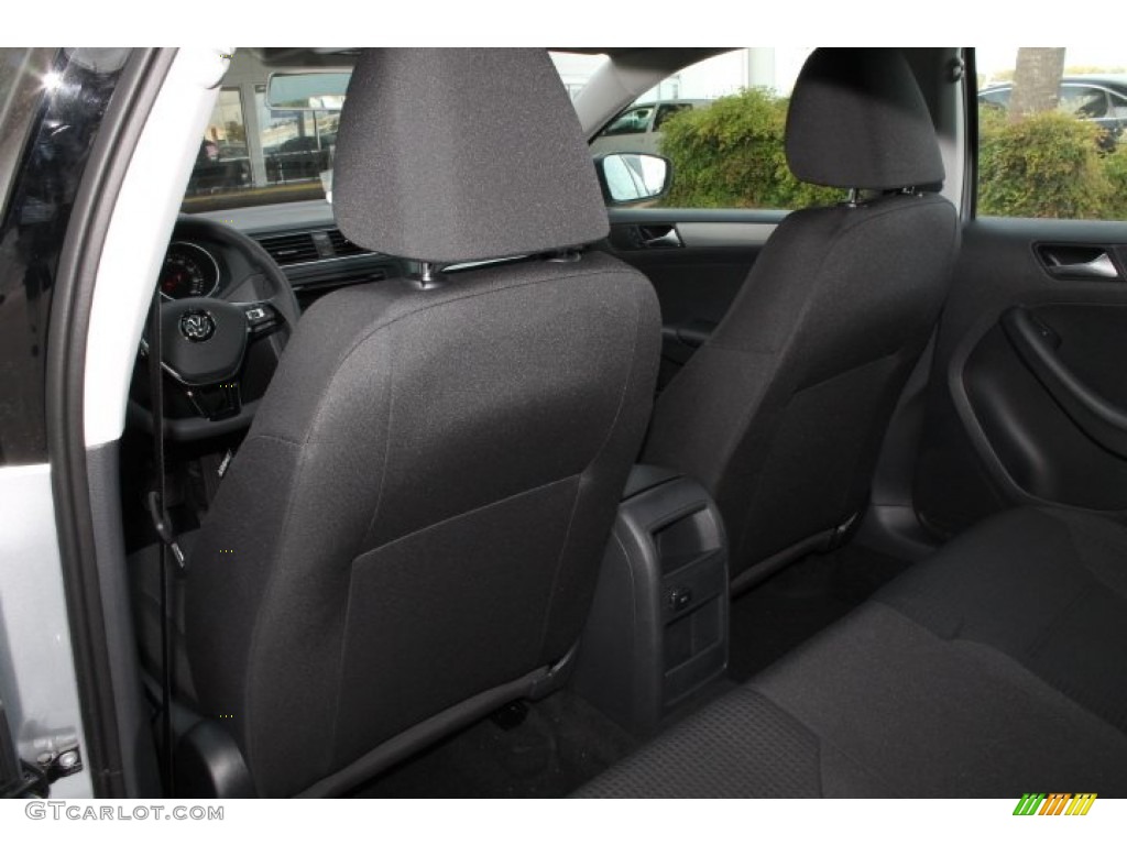 Titan Black Interior 2015 Volkswagen Jetta SE Sedan Photo #99032756