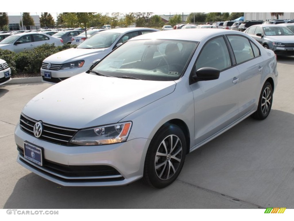 2015 Jetta SE Sedan - Reflex Silver Metallic / Titan Black photo #4