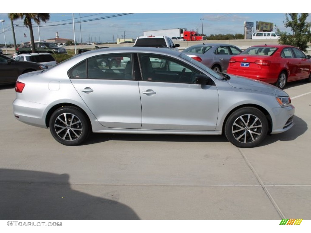 2015 Jetta SE Sedan - Reflex Silver Metallic / Titan Black photo #9