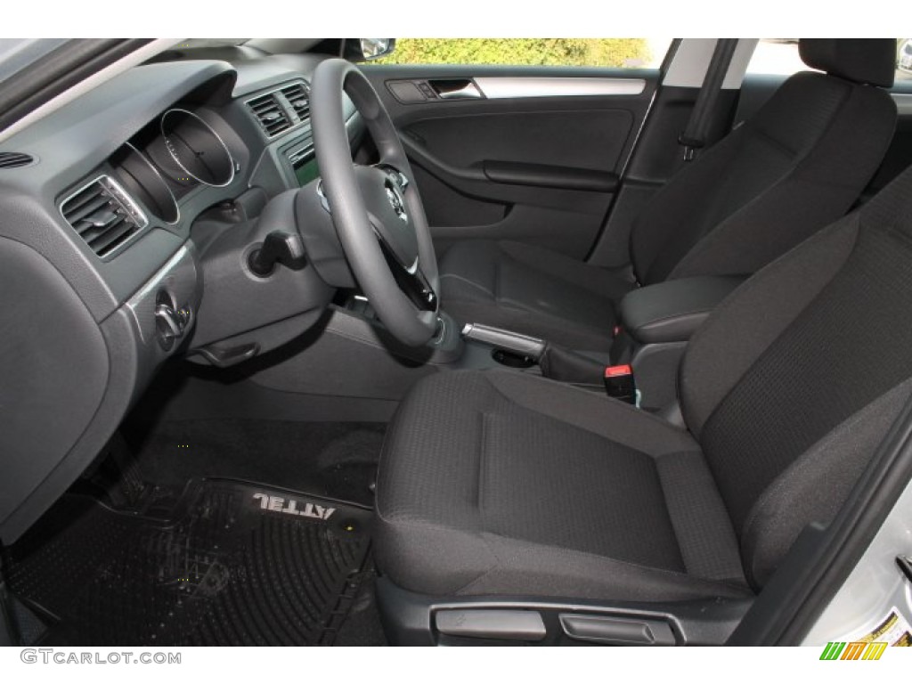 Titan Black Interior 2015 Volkswagen Jetta SE Sedan Photo #99032970
