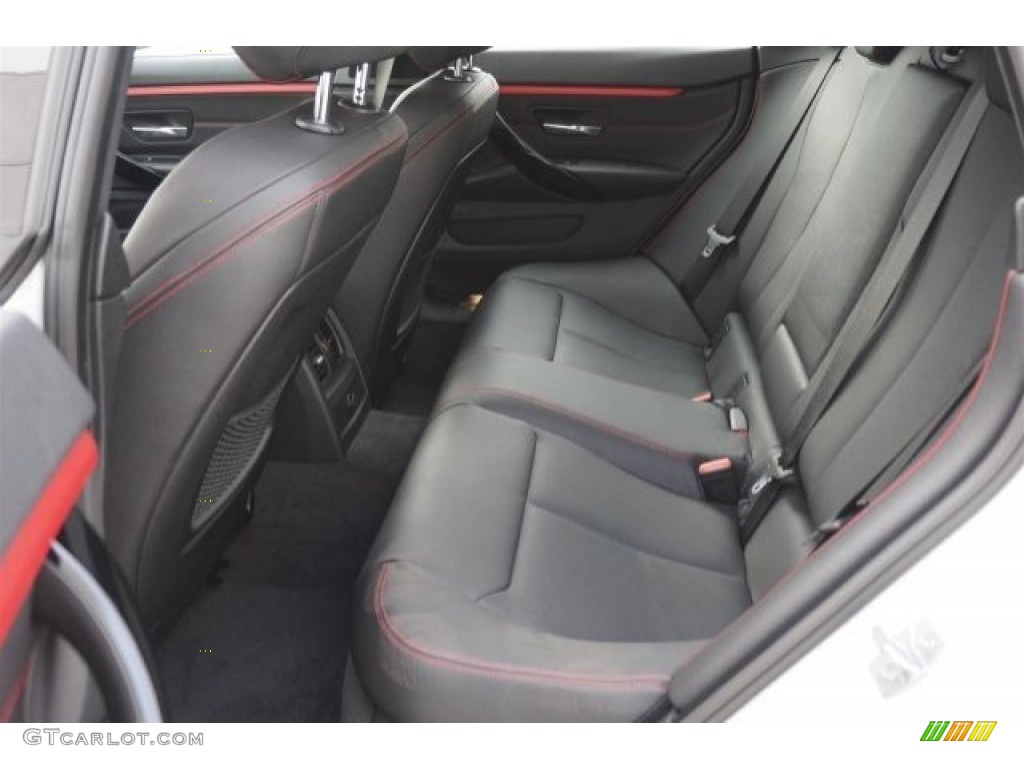 Black Interior 2015 BMW 4 Series 428i Gran Coupe Photo #99034875