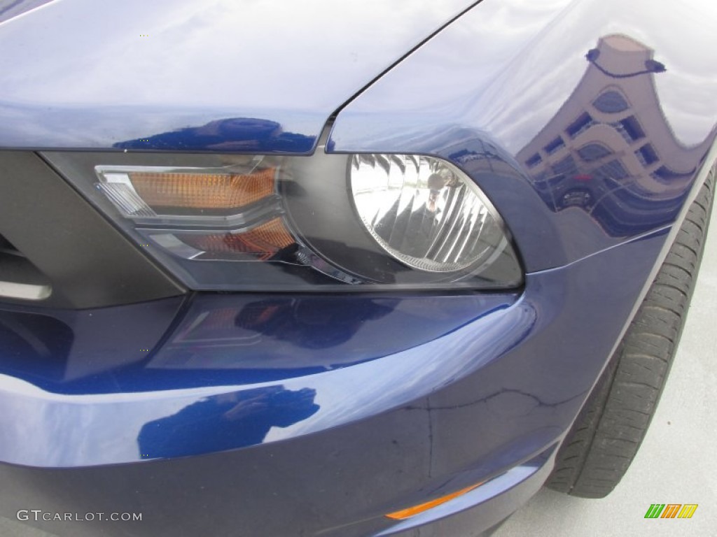 2012 Mustang GT Premium Coupe - Kona Blue Metallic / Charcoal Black/Cashmere photo #6