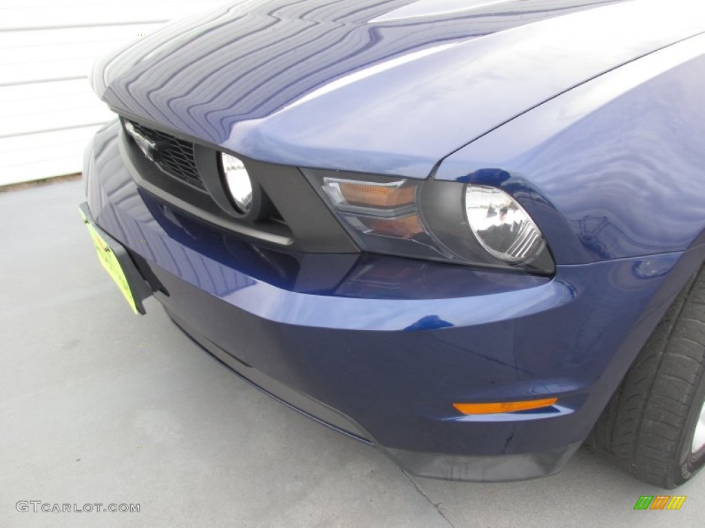 2012 Mustang GT Premium Coupe - Kona Blue Metallic / Charcoal Black/Cashmere photo #7